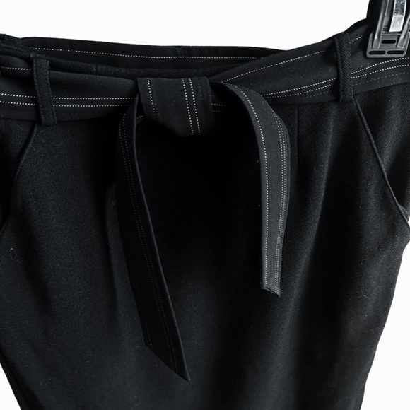 DKNY Black Crepe  Wool Skirt Size 8 - Picture 4 of 12